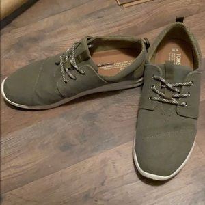 Olive Green TOMS Women’s Sneakers